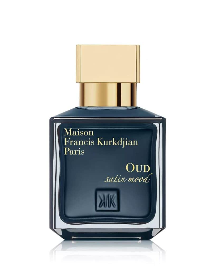 Vanilla Perfume| The Sweet Scent of Elegance and Science. Maison Francis Kurkdjian Oud Satin Mood Eau De Parfum Spray, Vanilla Scented Amber Accord, 2.4 Fl Oz.