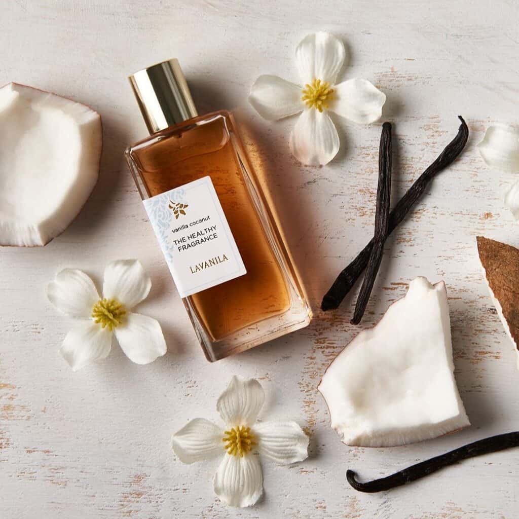 Vanilla Perfume| The Sweet Scent of Elegance and Science. Lavanila - The Healthy Fragrance Clean and Natural, Vanilla Coconut Perfume.