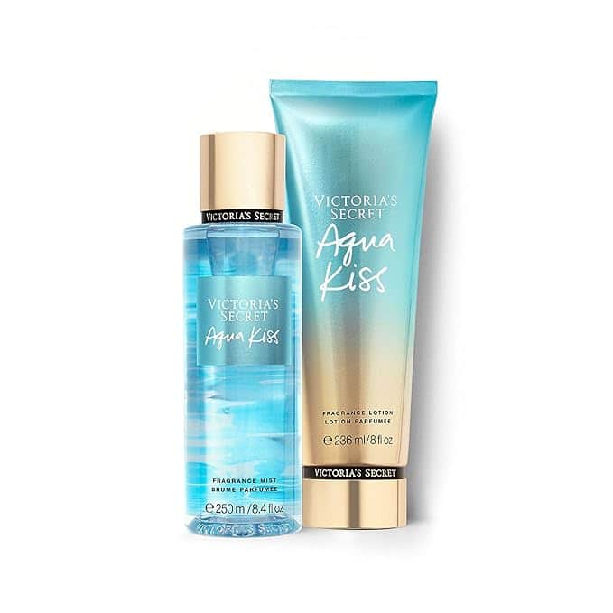 The Enchanting World of Victoria's Secret Perfume. Victoria's Secret Aqua Kiss Mist & Lotion Set