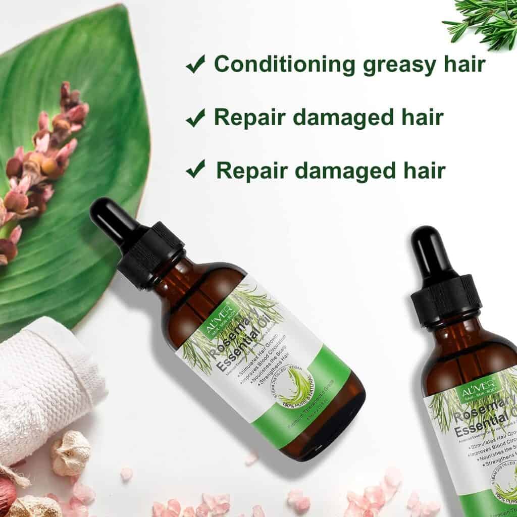 2 Packs Multipurpose Rosemary Oil for Hair Growth