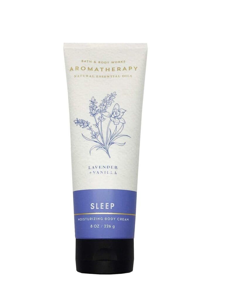 Bath and Body Works Aromatherapy SLEEP - LAVENDER VANILLA Body Cream-Top 10 Lavender Lotions for Better Sleep| A Complete Guide.