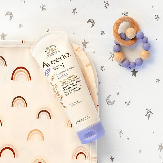 AVEENO BABY Calming Comfort Moisturizing Lotion -Top 10 Lavender Lotions for Better Sleep| A Complete Guide.